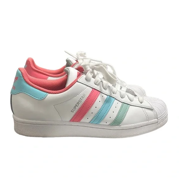 adidas gazelle silver green womens adidas Womens Superstar Cloud Shoe – ShopCGX main image 0
